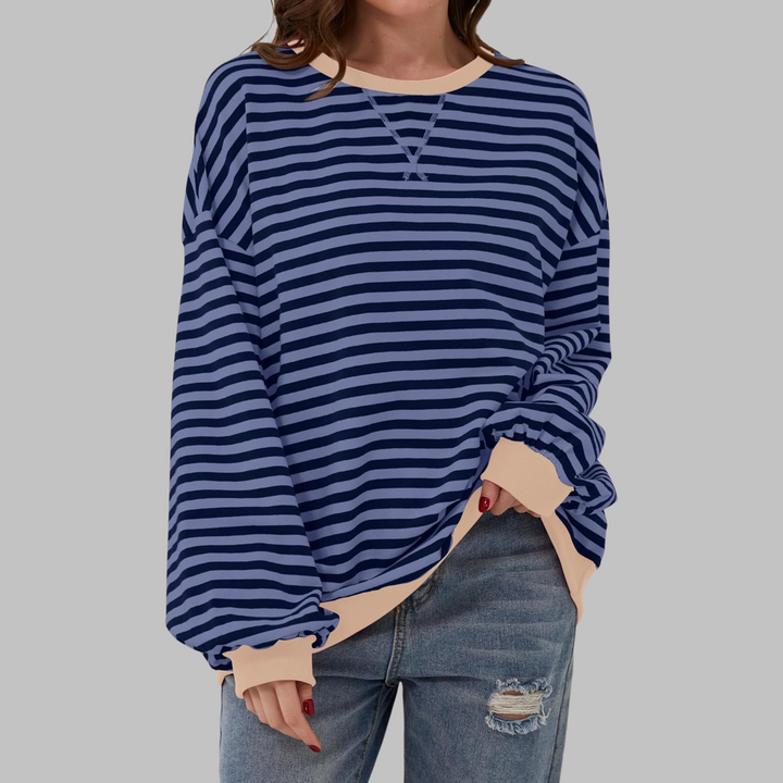 Lesley | The Striped Sweatshirt