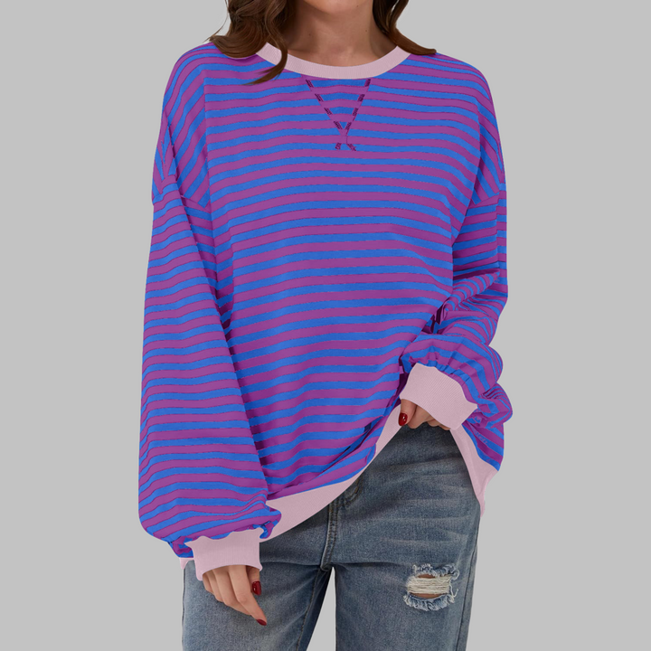 Lesley | The Striped Sweatshirt