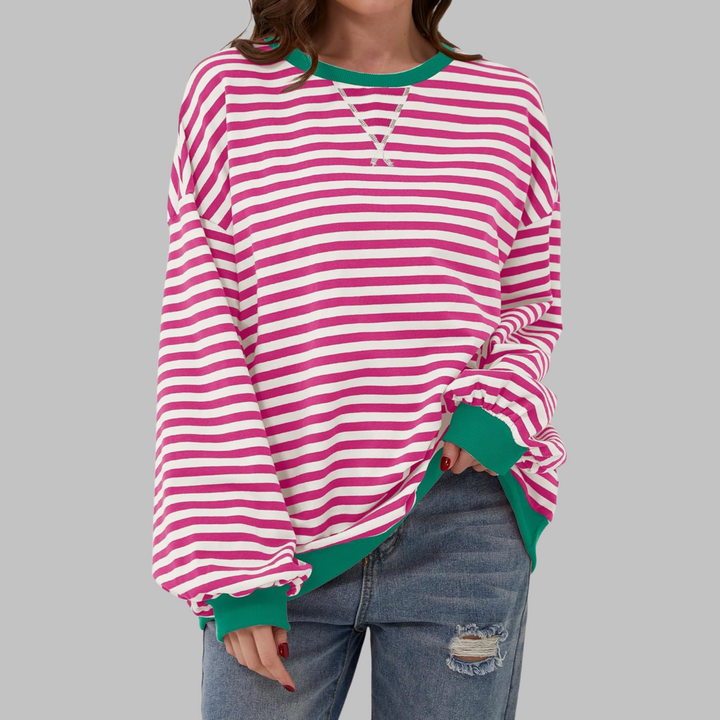 Lesley | The Striped Sweatshirt