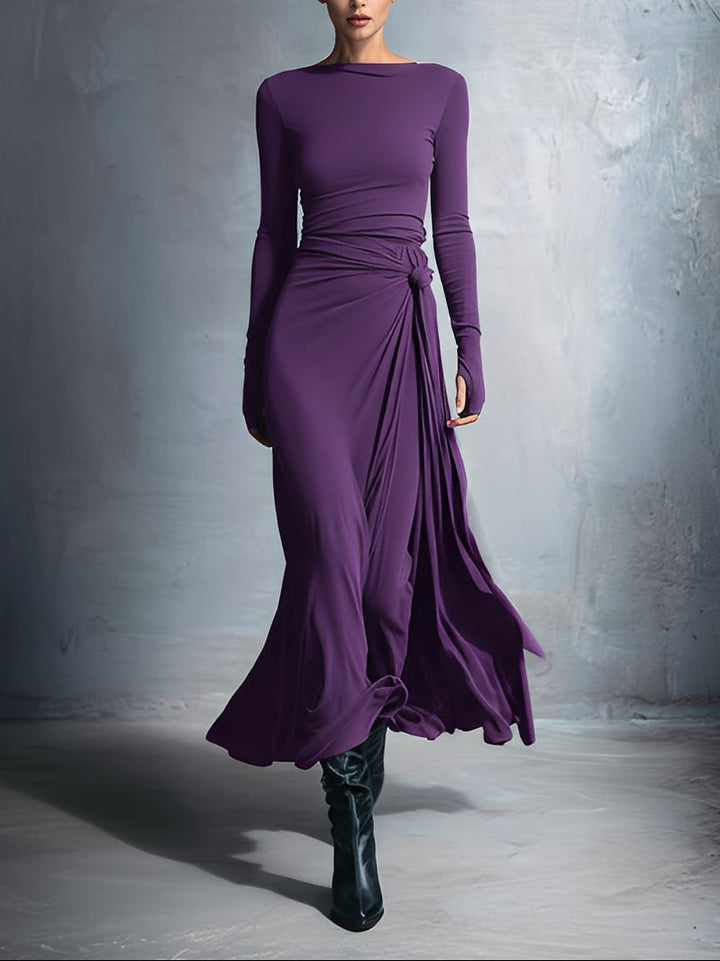 Naomie | Maxi Dress with Side Tie
