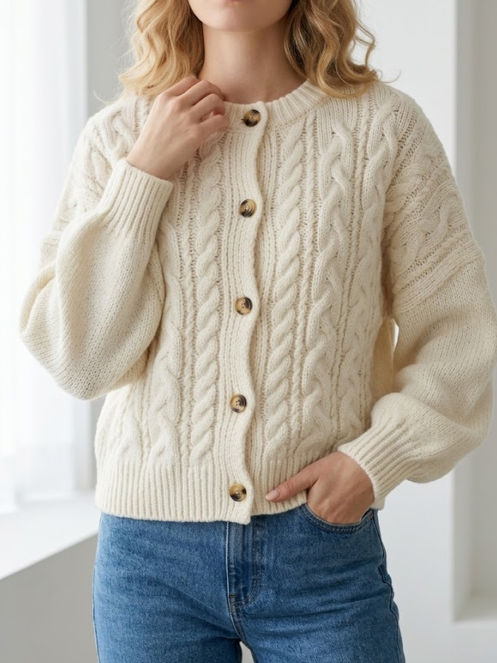 Lilian | The Braided Cardigan