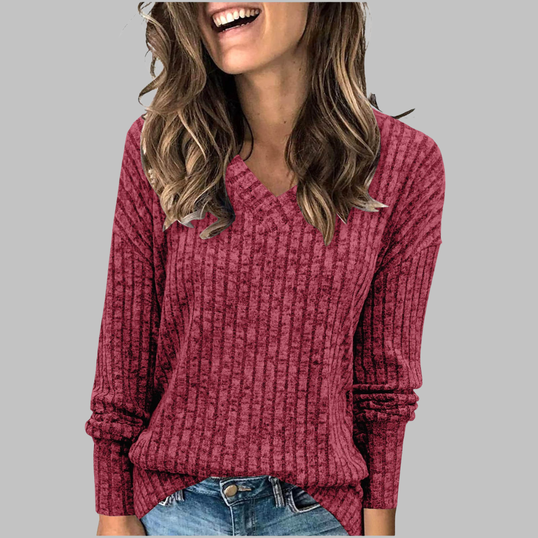 Sylvia | The V Neck Top
