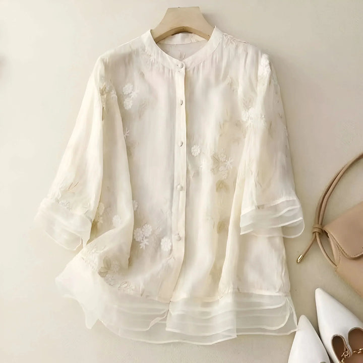 Cicely | The Embroidered Top