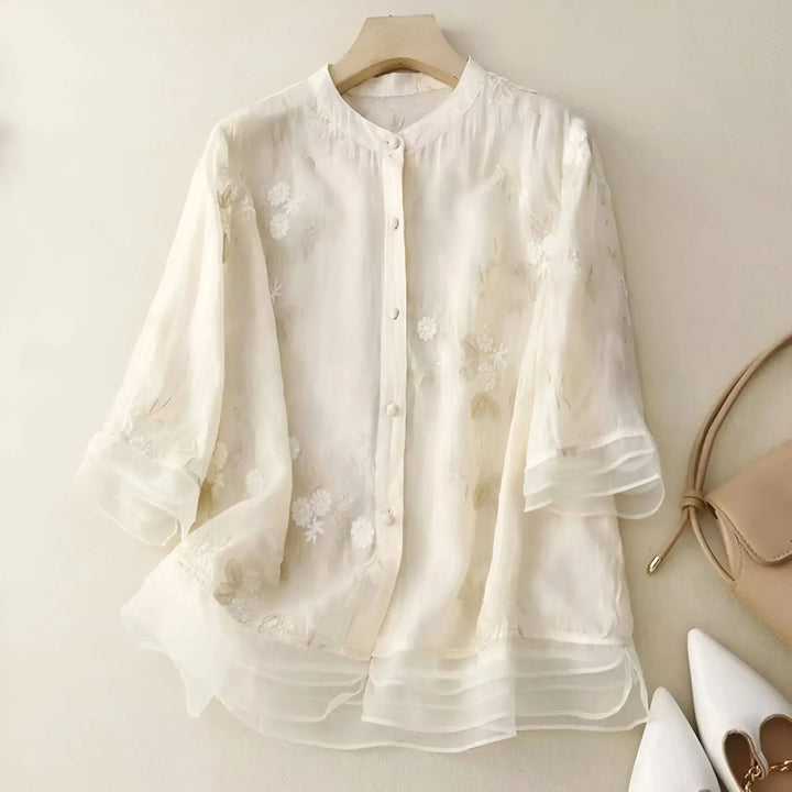 Cicely | The Embroidered Top
