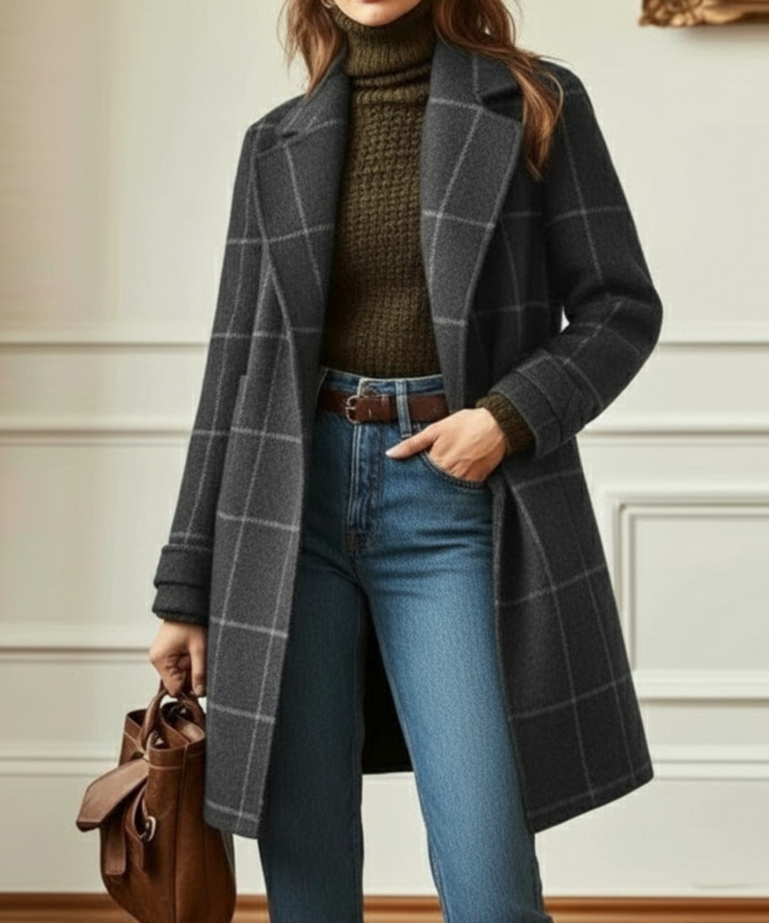 Edith | The Check Coat
