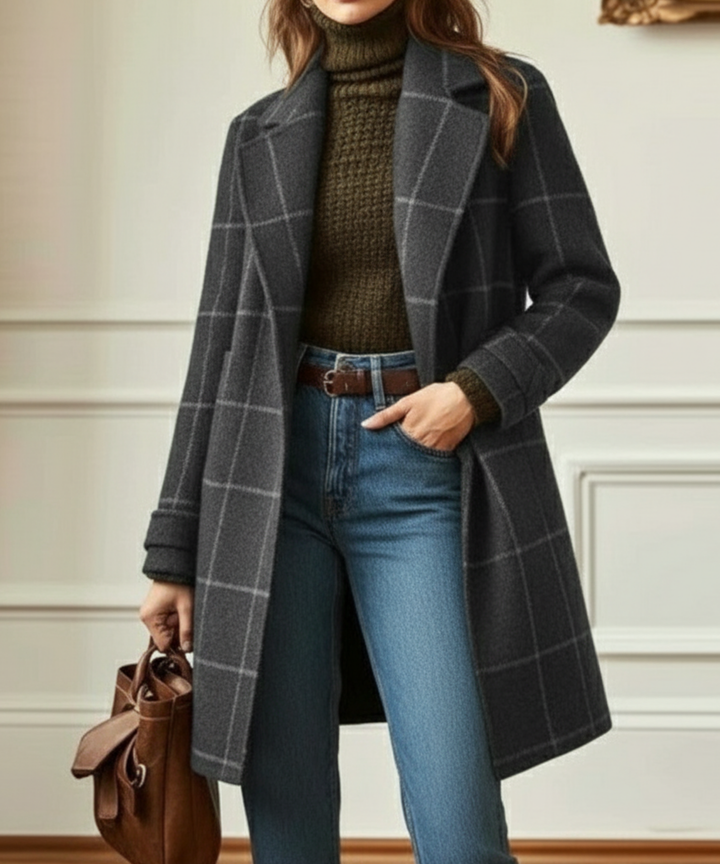 Edith | The Check Coat
