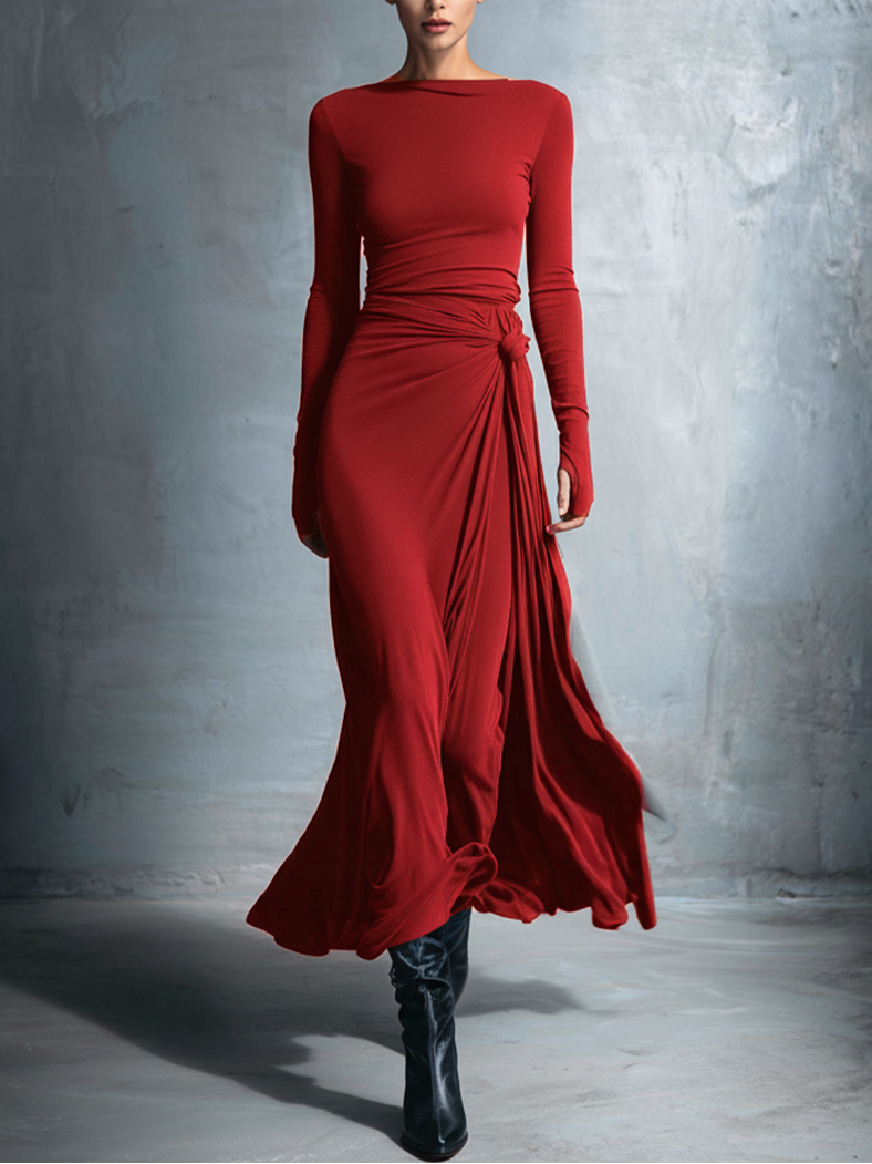 Naomie | Maxi Dress with Side Tie