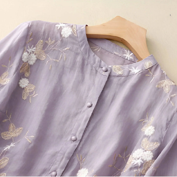 Cicely | The Embroidered Top