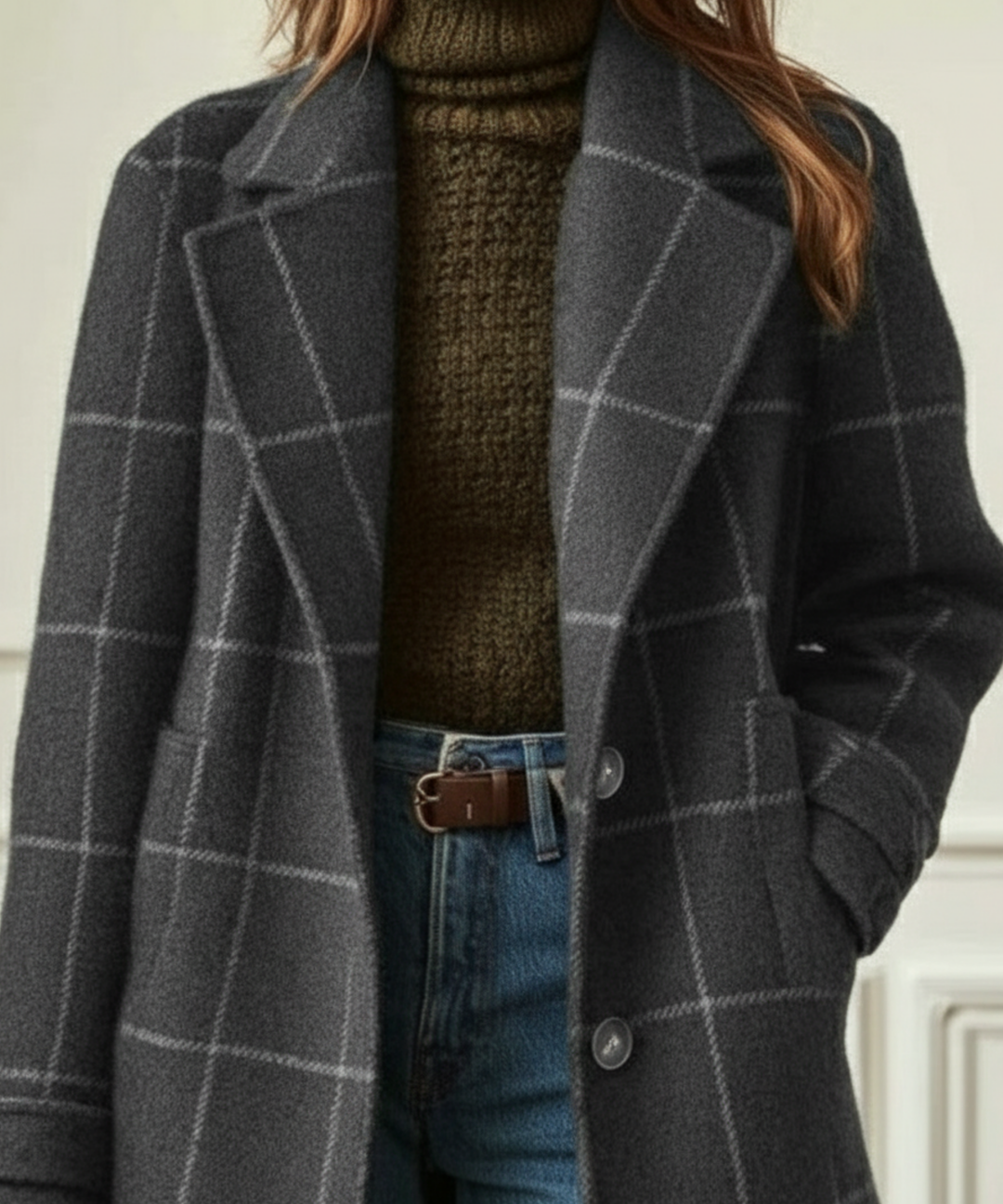 Edith | The Check Coat