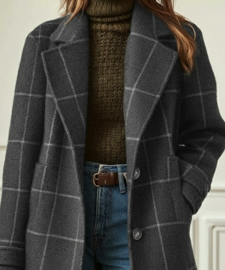 Edith | The Check Coat