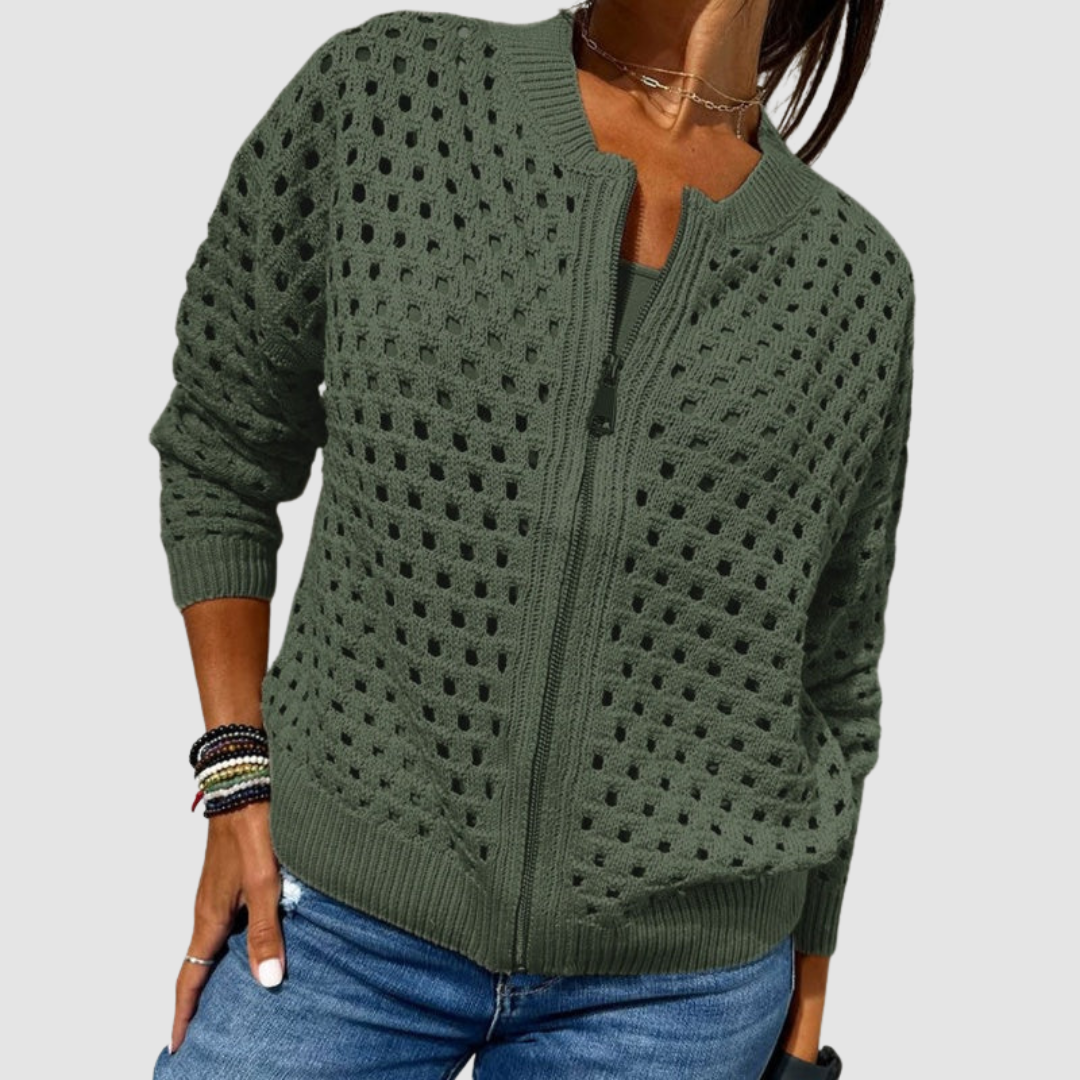 Kathleen | The Open Knit Cardigan
