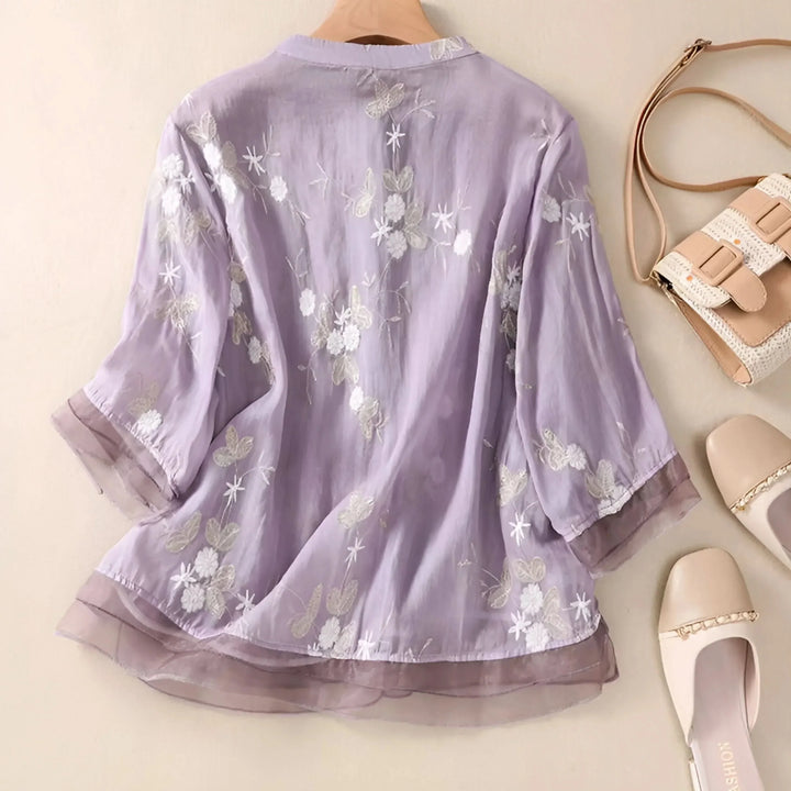 Cicely | The Embroidered Top