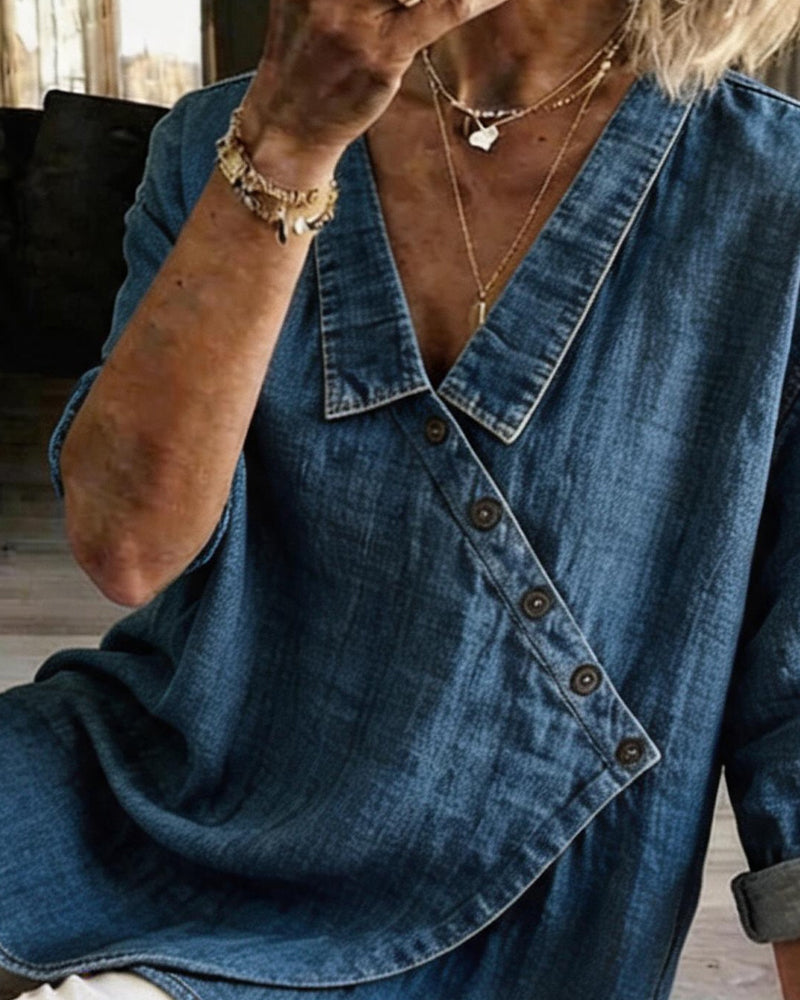 Susan | The Denim Blouse