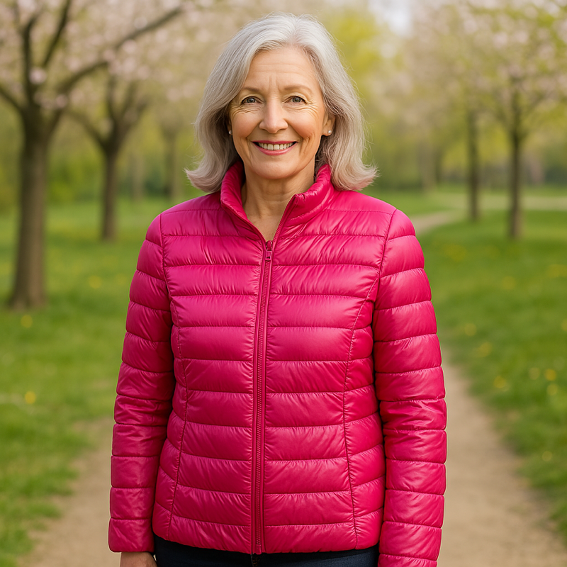 Ulla Transitional Padded Jacket | Pink