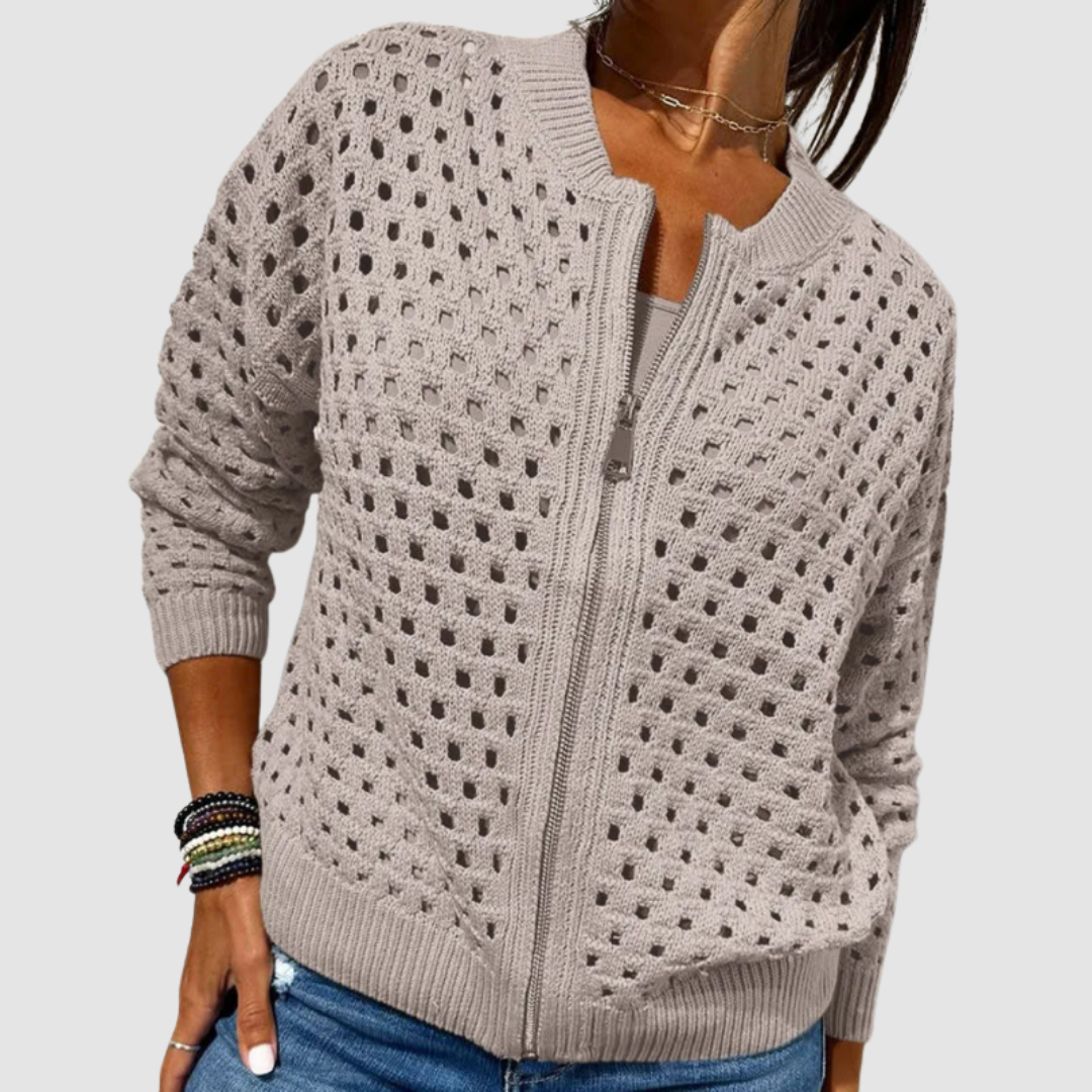 Kathleen | The Open Knit Cardigan