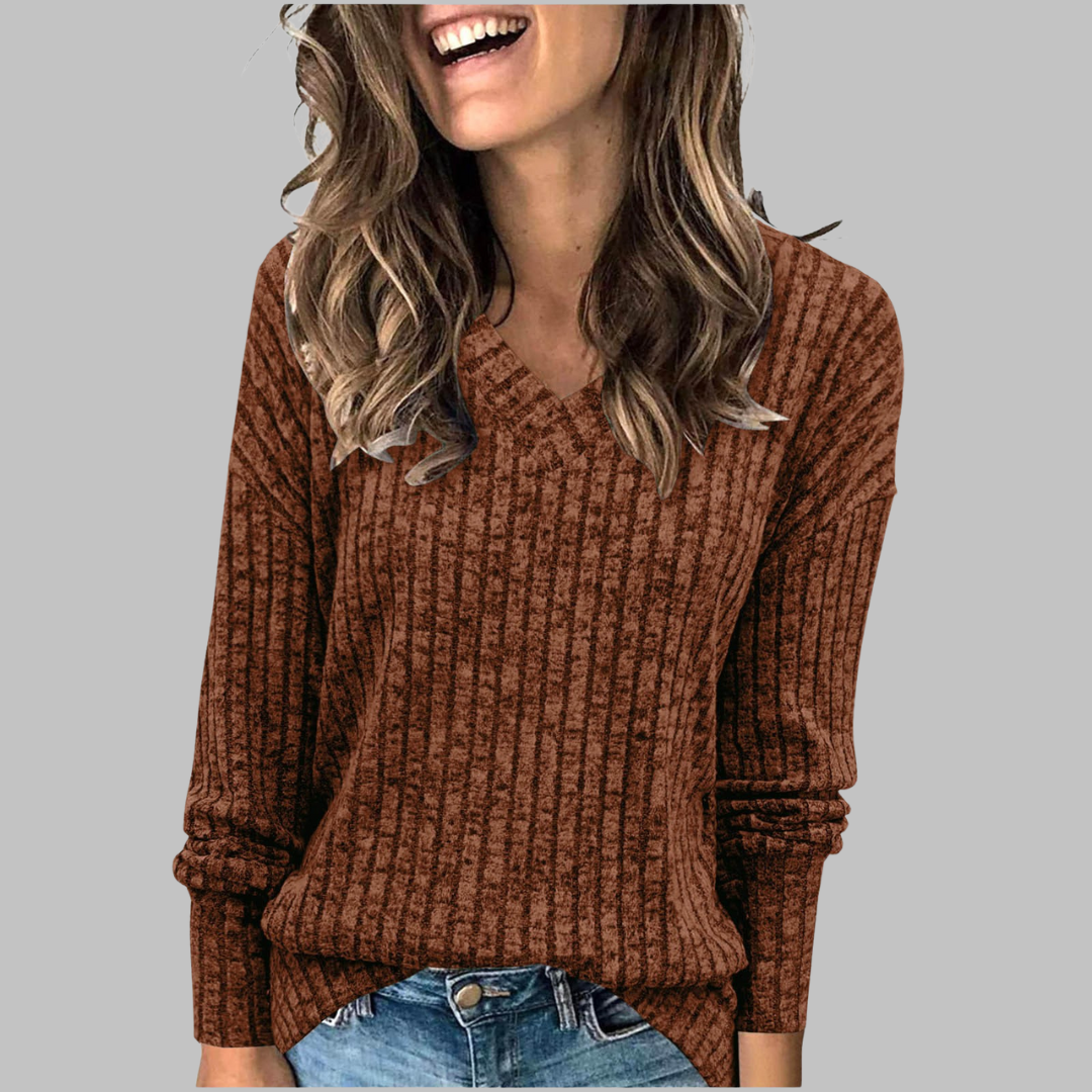Sylvia | The V Neck Top
