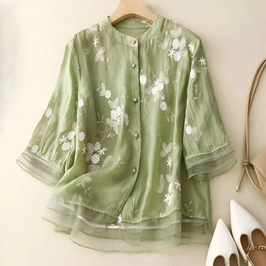 Cicely | The Embroidered Top