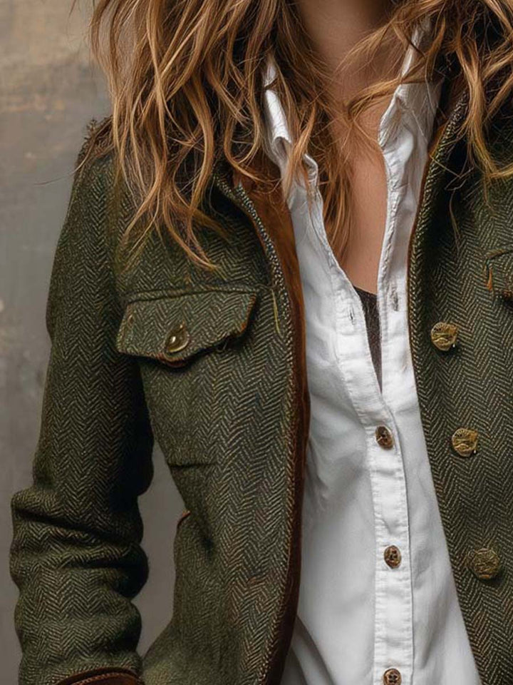 Cecily | The Herringbone Blazer