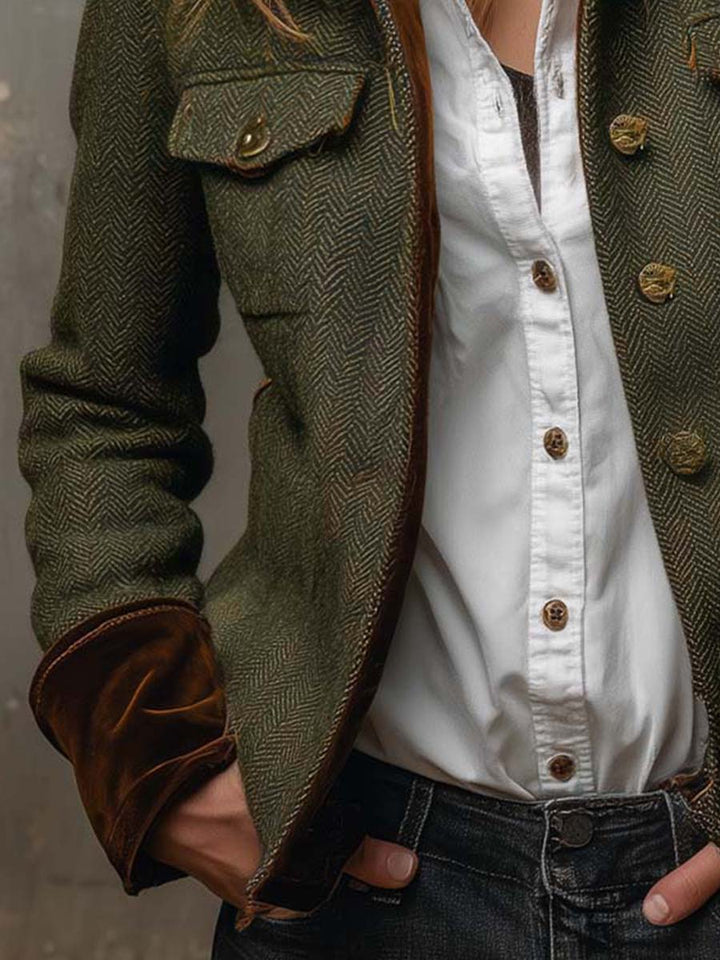 Cecily | The Herringbone Blazer