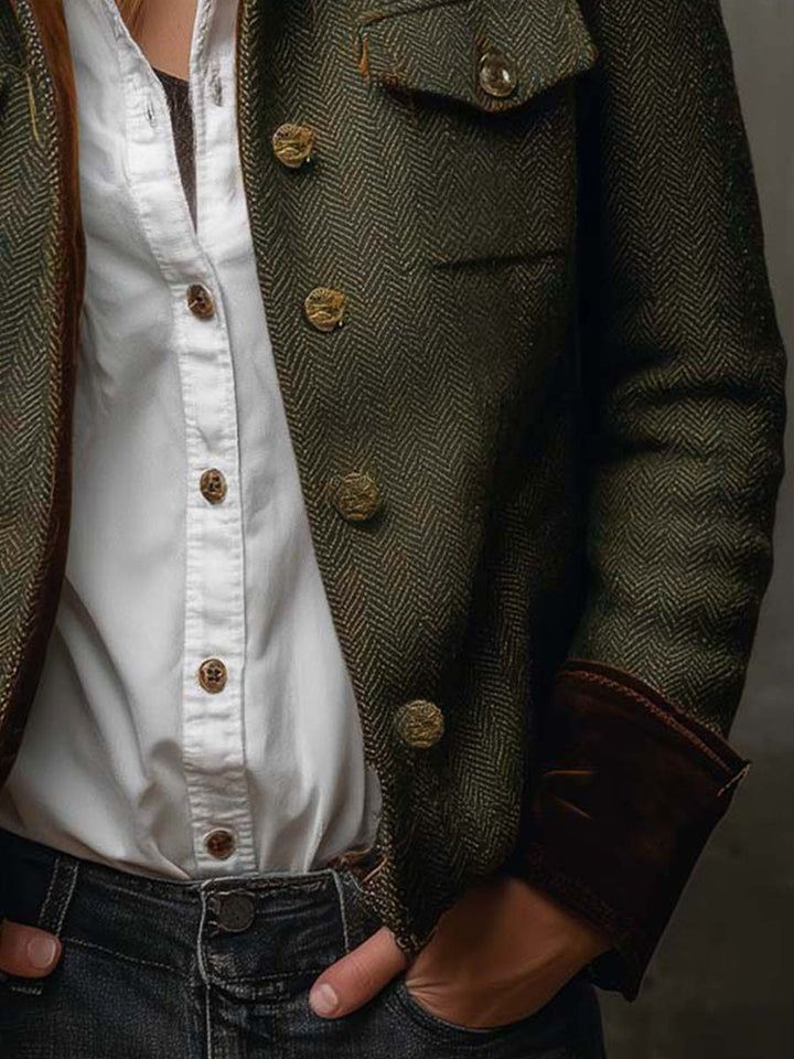 Cecily | The Herringbone Blazer