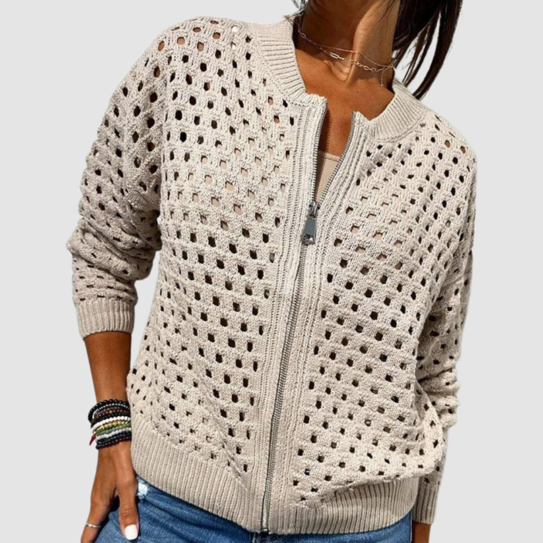 Kathleen | The Open Knit Cardigan