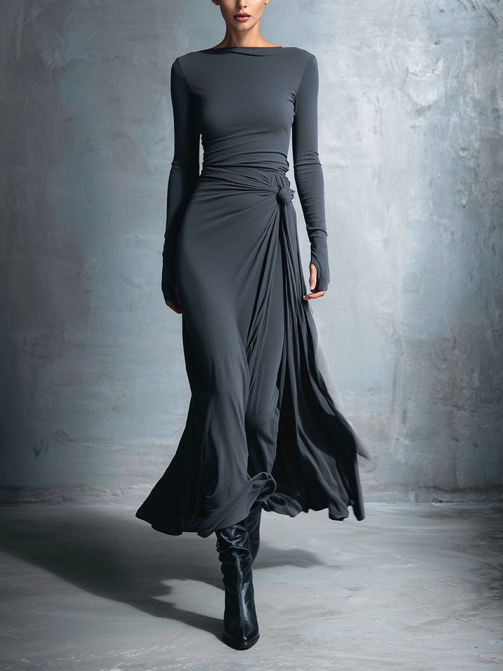 Naomie | Maxi Dress with Side Tie