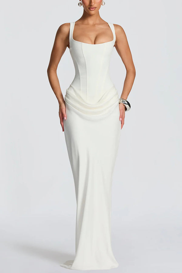 Eleanor | Square Neck Maxi Dress