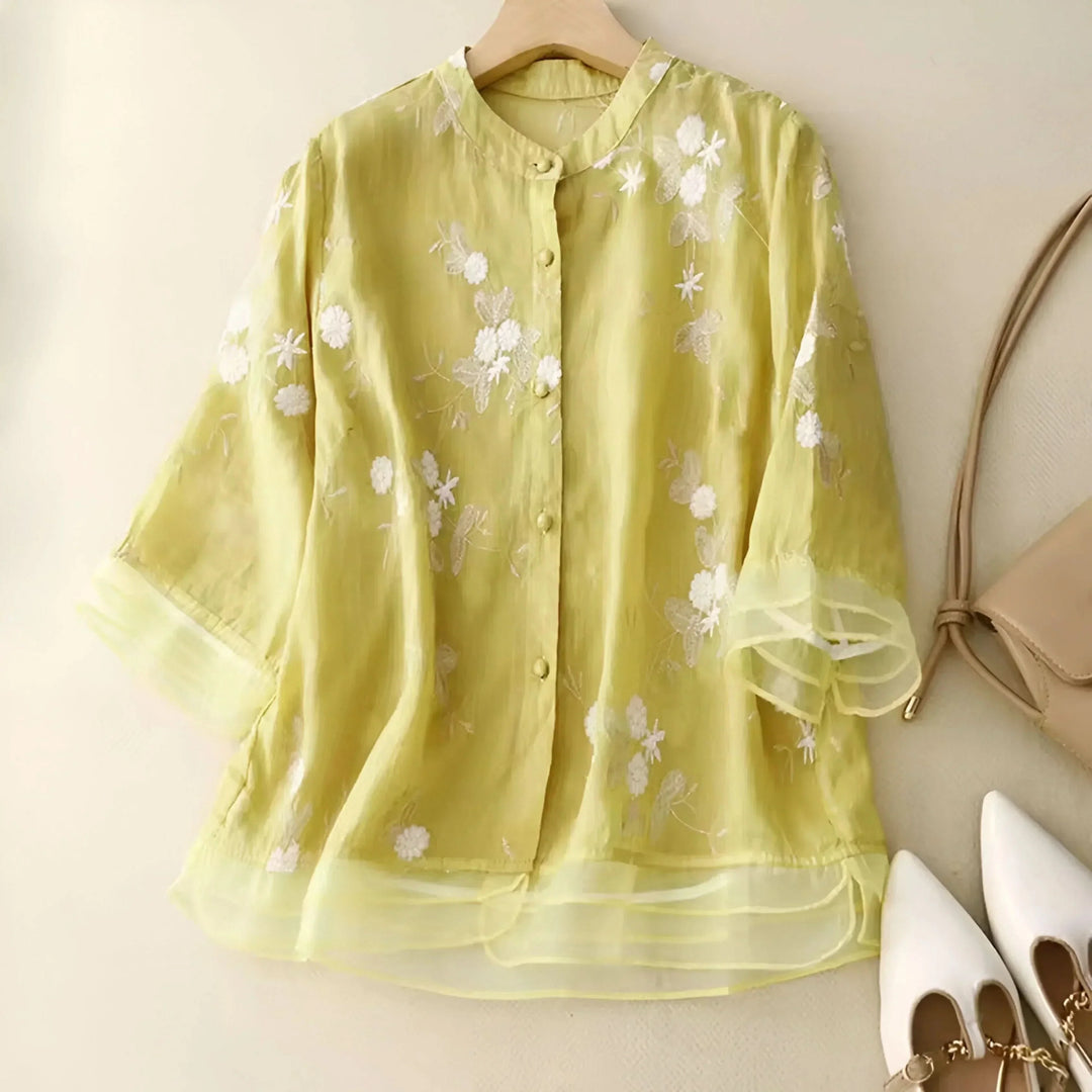 Cicely | The Embroidered Top