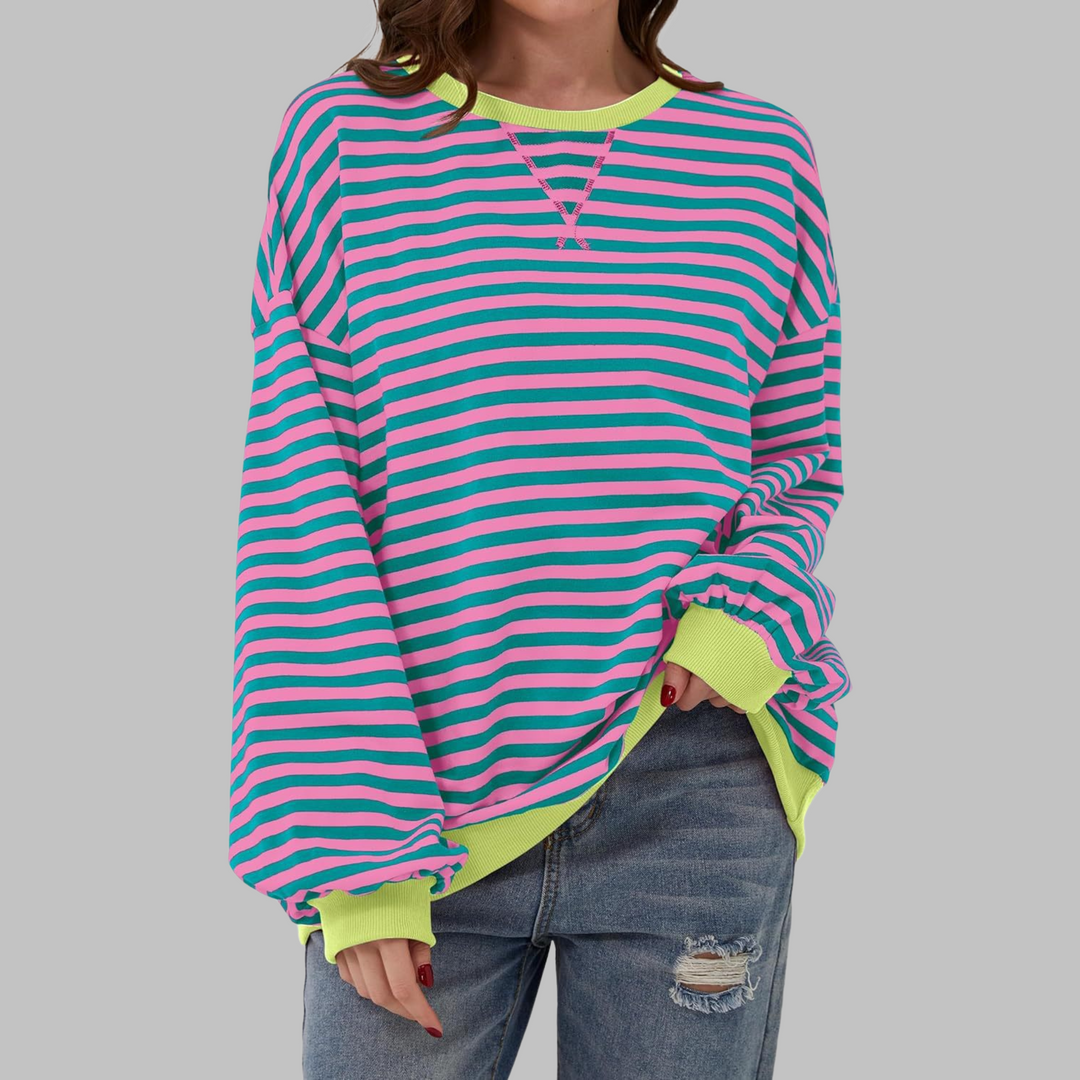 Lesley | The Striped Sweatshirt