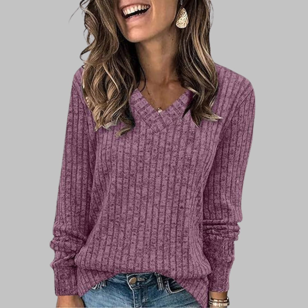 Sylvia | The V Neck Top