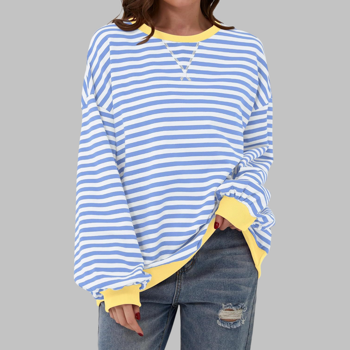 Lesley | The Striped Sweatshirt