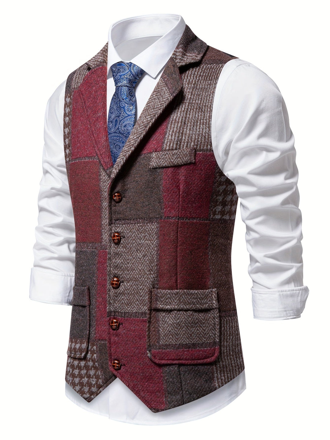 Edmund | The Herringbone Waistcoat