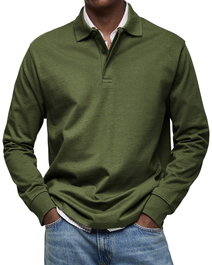 Bellario - Luxury Long-Sleeve Polo Shirt