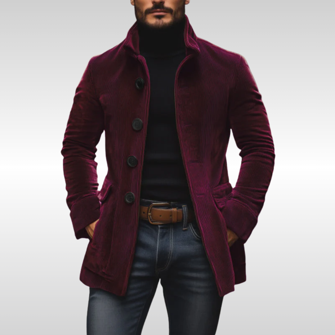Stefan – Fitted corduroy jacket