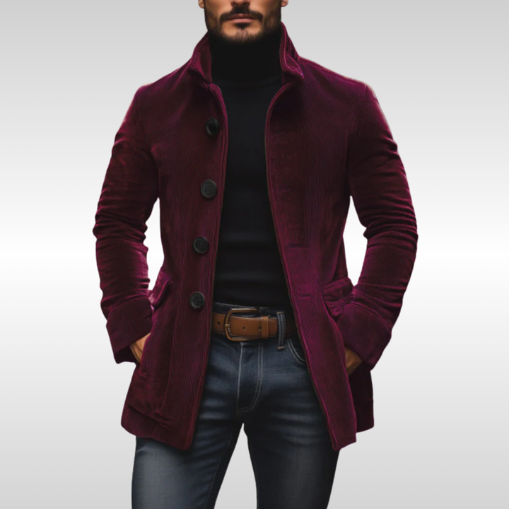 Stefan – Fitted corduroy jacket