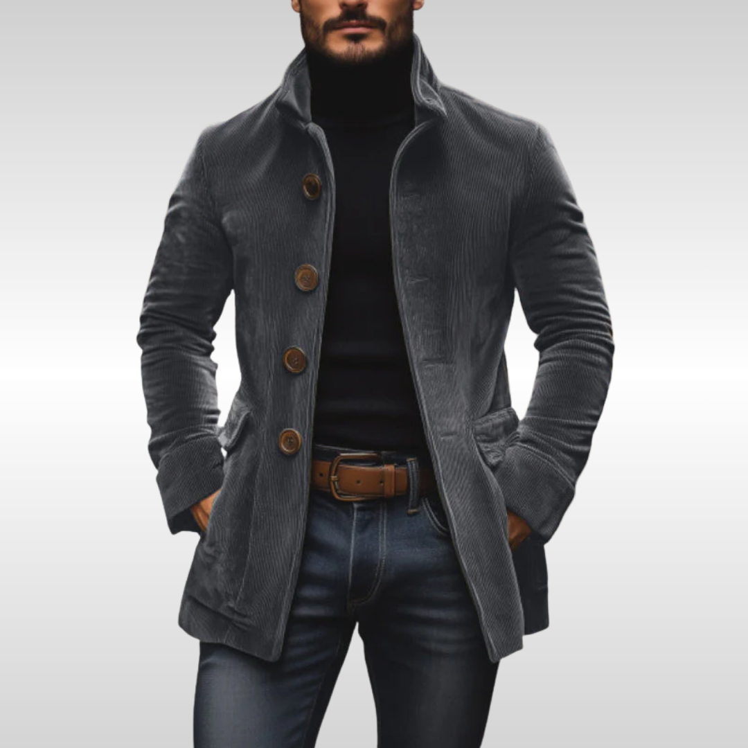 Stefan – Fitted corduroy jacket
