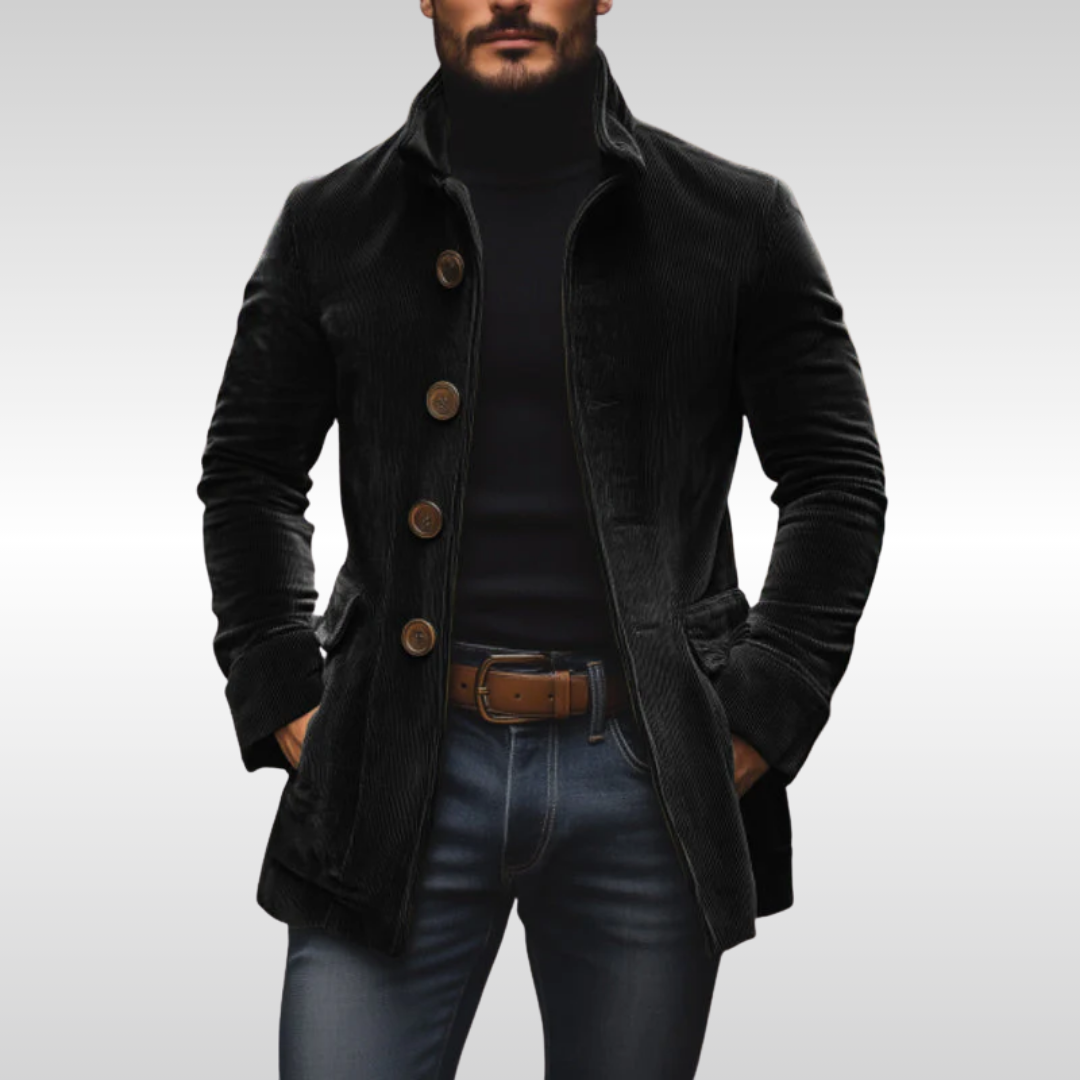 Stefan – Fitted corduroy jacket