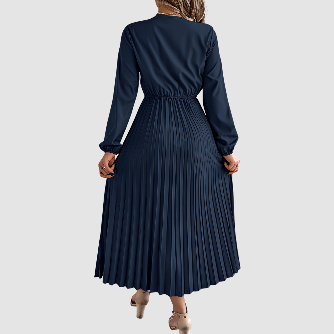 ROSALIND QUINN | LACE V-NECK A-LINE DRESS