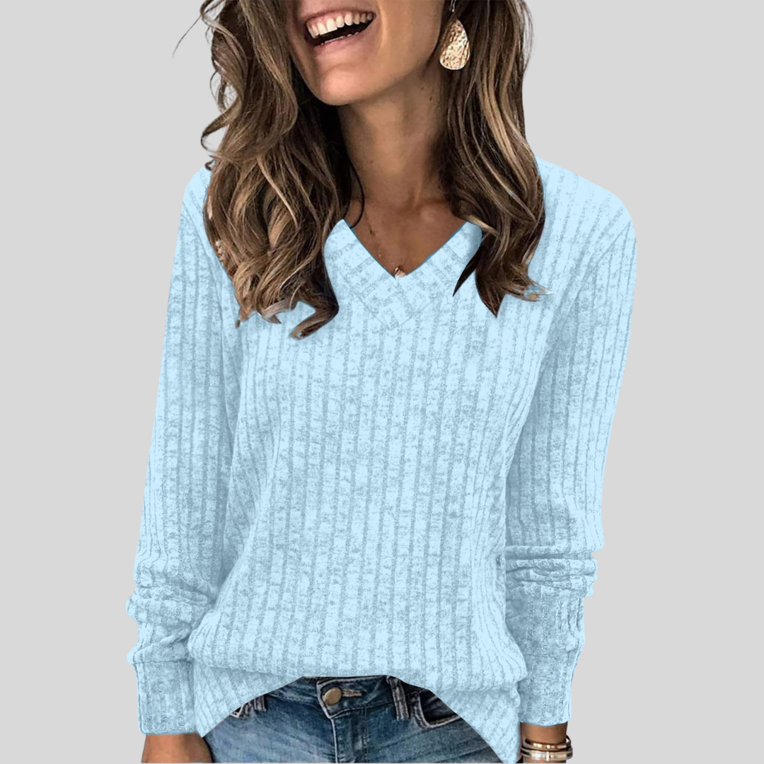 Sylvia | The V Neck Top