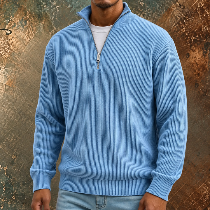 Jan | half-zip sweater with long sleeves