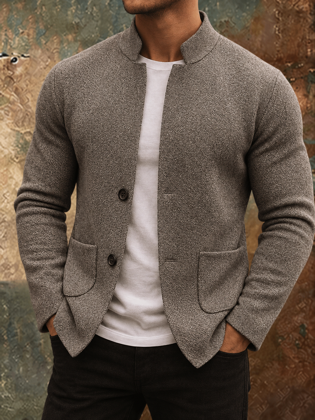 Premium Knitted Men's Blazer