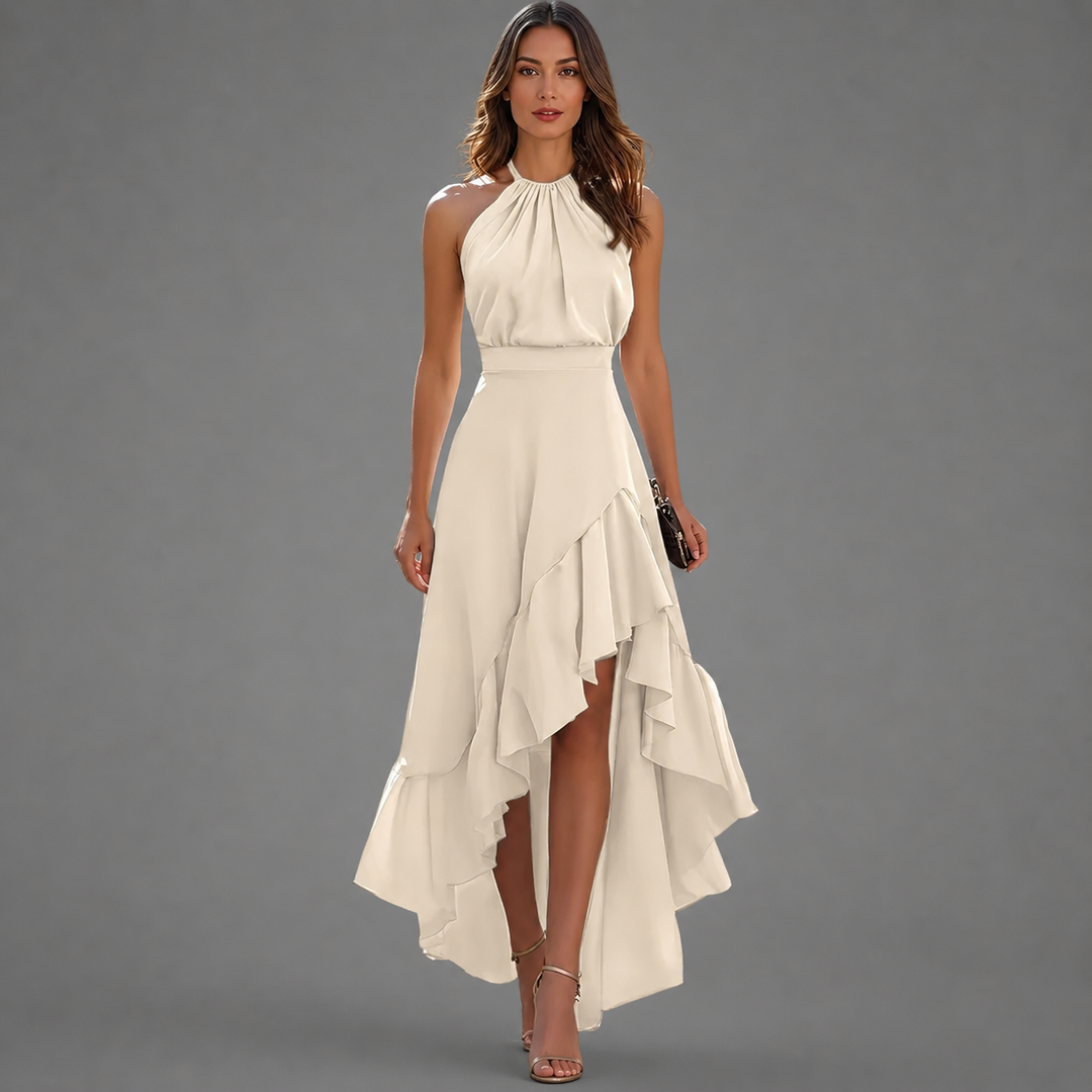 Vivienne | The Halter Maxi Dress