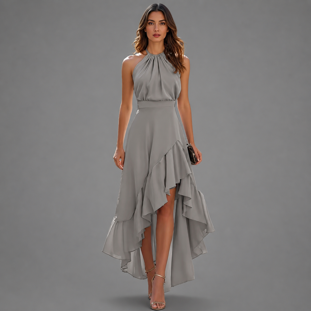 Vivienne | The Halter Maxi Dress