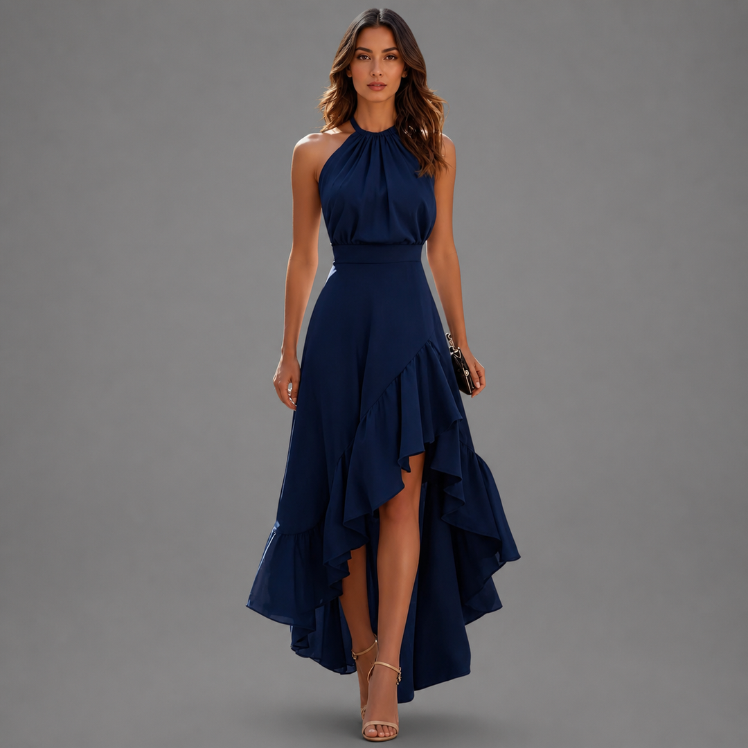 Vivienne | The Halter Maxi Dress