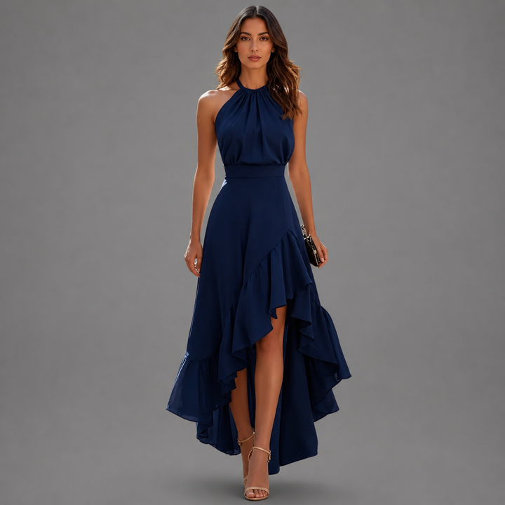 Vivienne | The Halter Maxi Dress