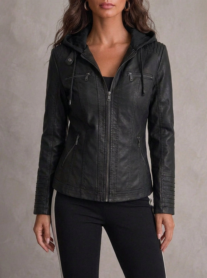 Sustainable and Elegant Leather Jacket