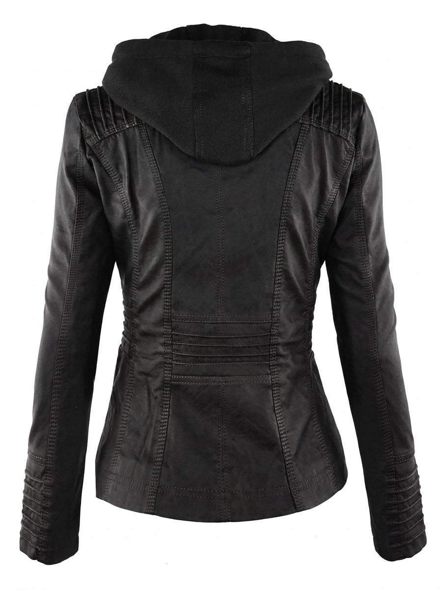 Sustainable and Elegant Leather Jacket