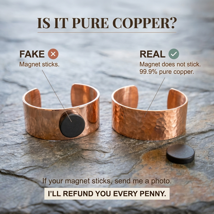 Silver Copper Bracelet