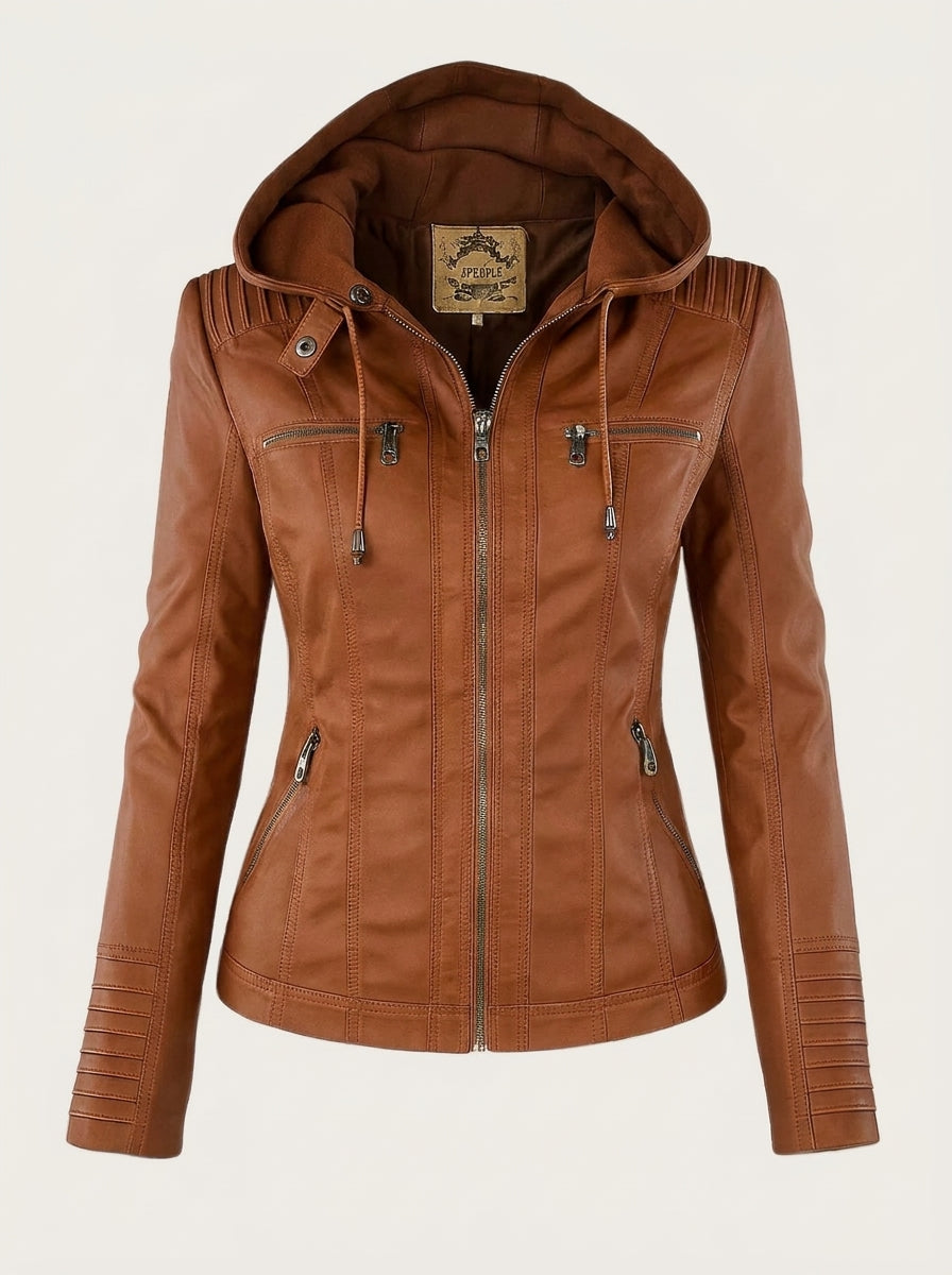 Sustainable and Elegant Leather Jacket