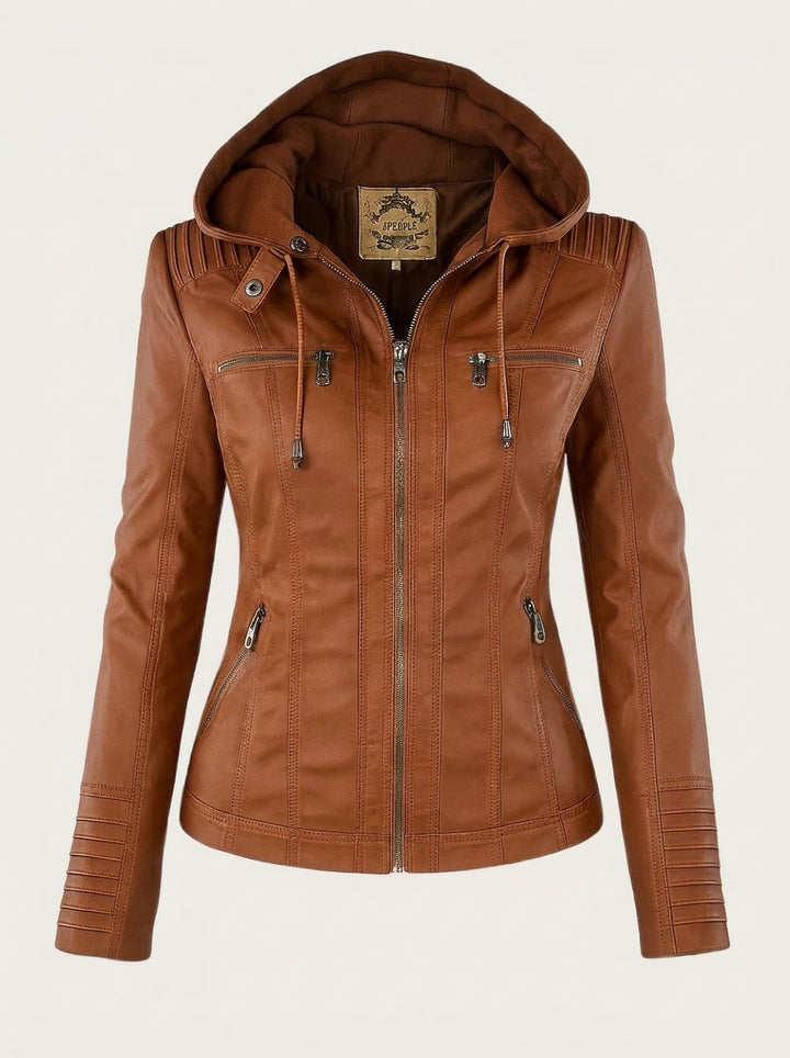 Sustainable and Elegant Leather Jacket